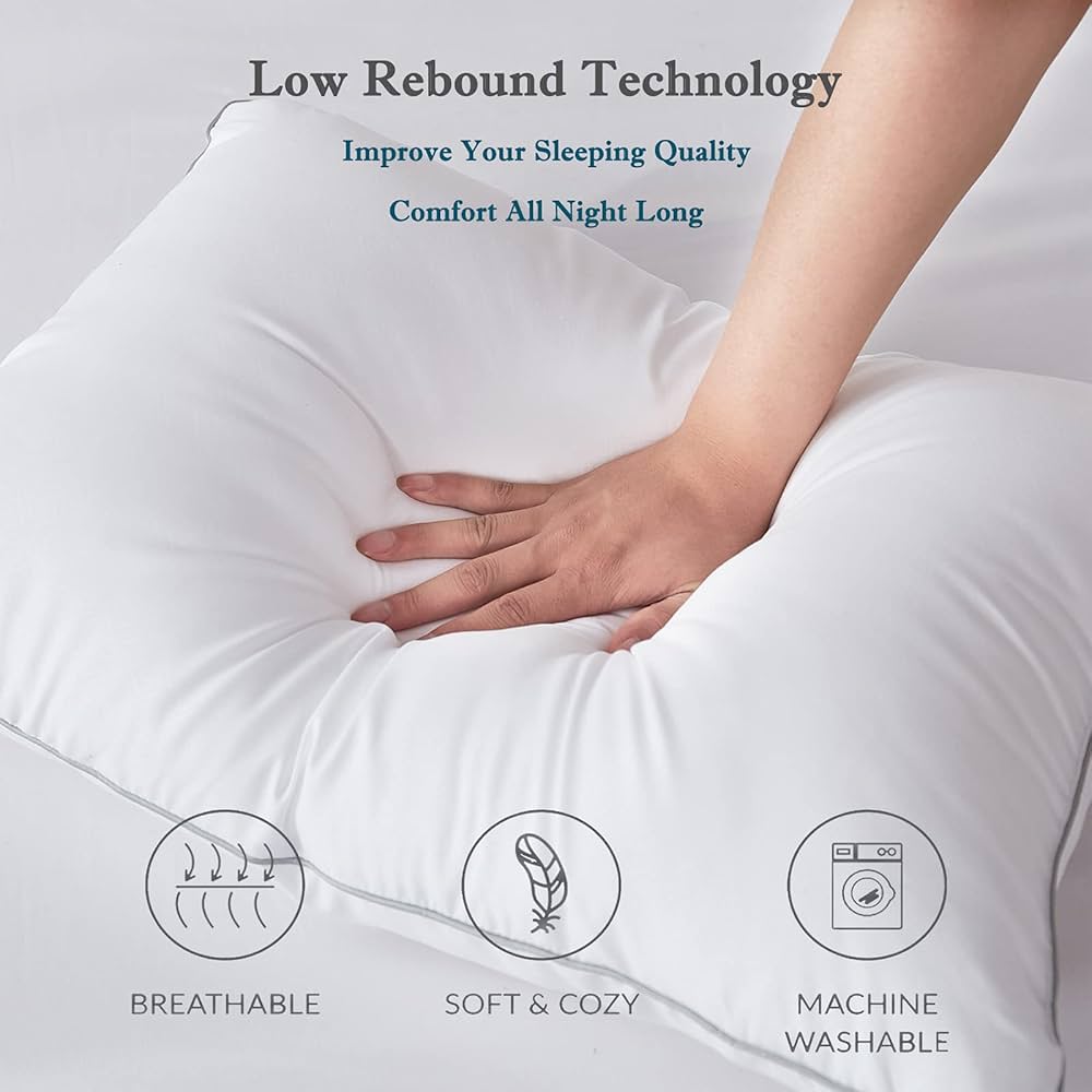 Microfiber Hotel Line Pillow - Home Luxury