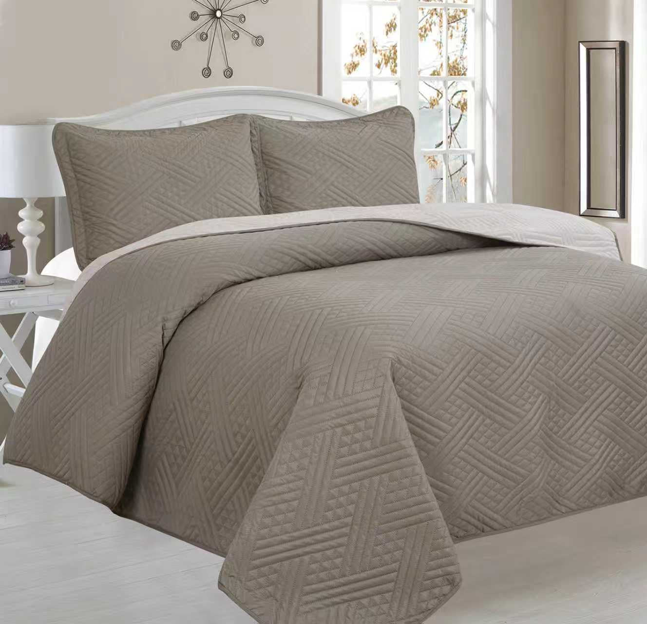 Plain Single Bedspread - Home Luxury
