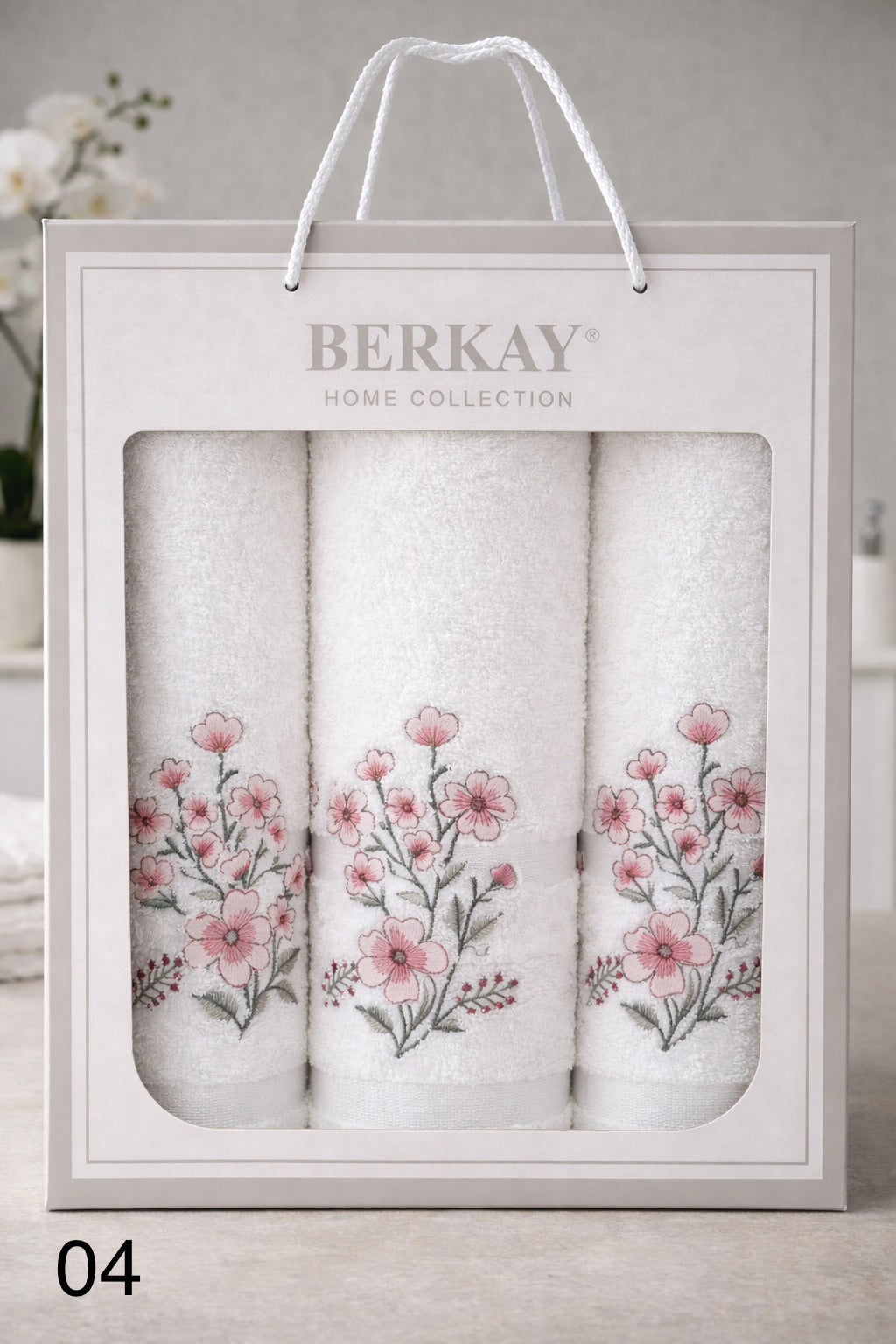 Berkay - Towel Box 3 Pcs