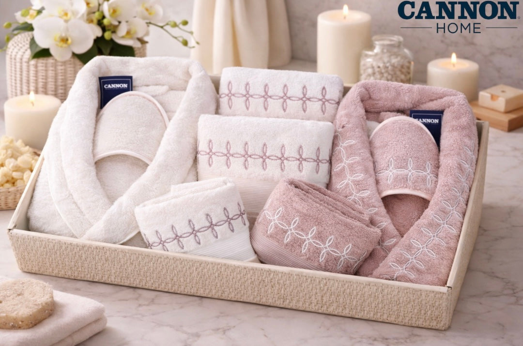 Bathrobe Set 12 Pieces - Cannon