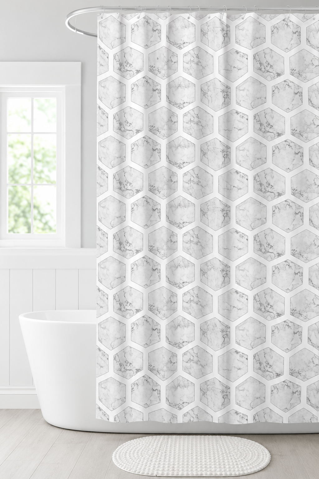 Microfiber Shower Curtain Set - Naonao