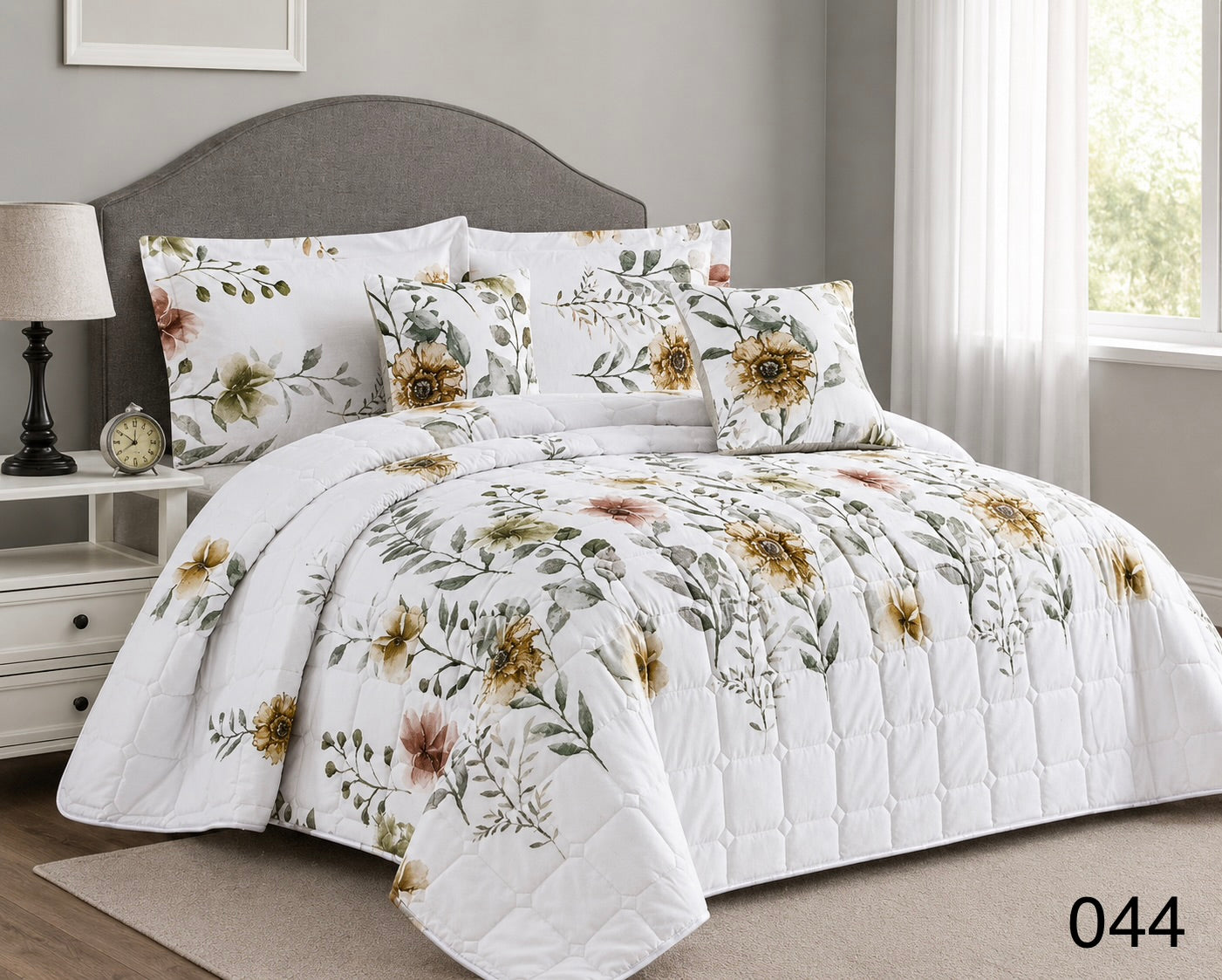 Printed Single Bedspread Set - Sweet Nights