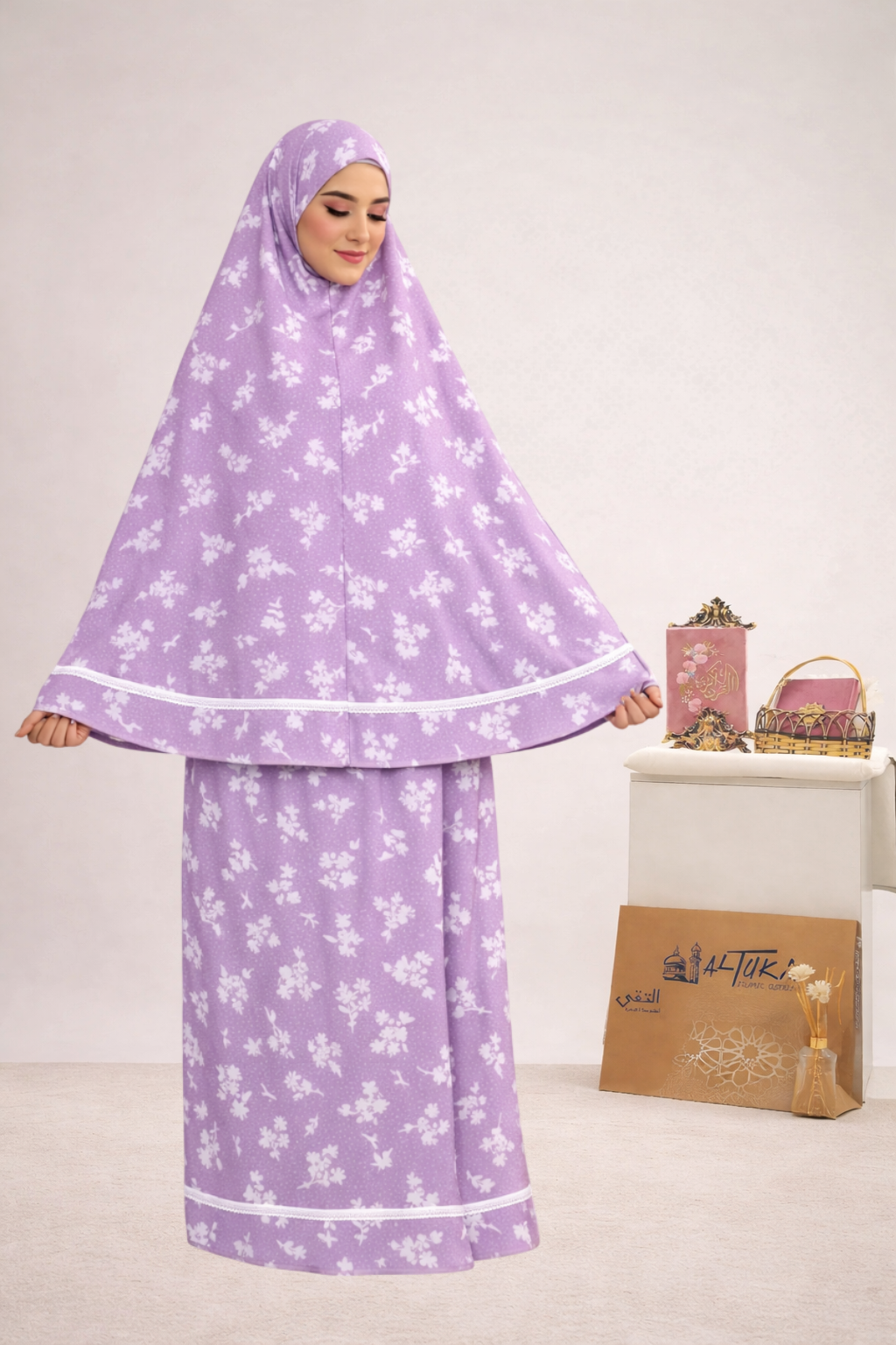 Women Prayer Set "Cloudy Petal"