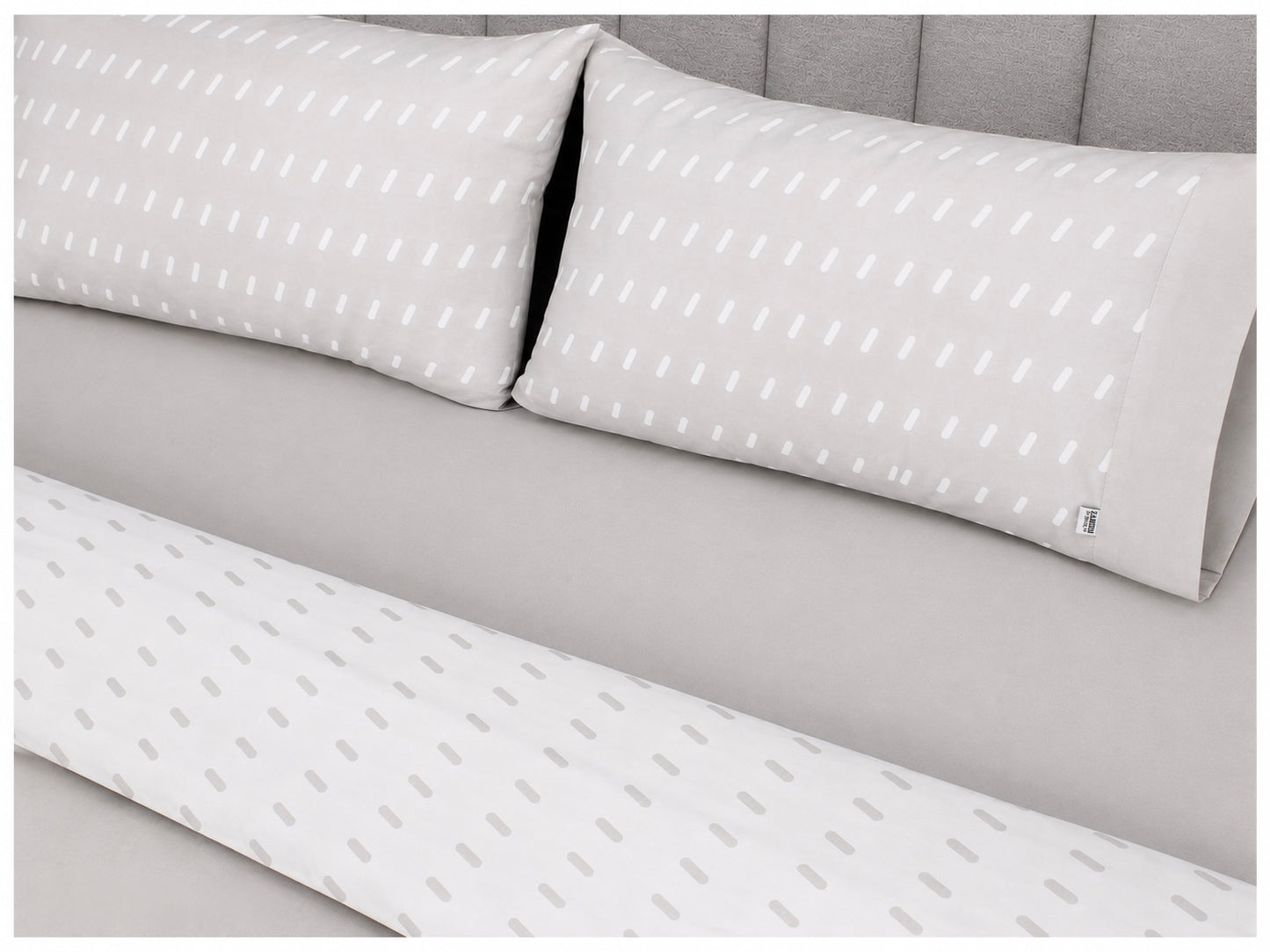 Sprinkle Print Double Fitted Sheet - Cannon