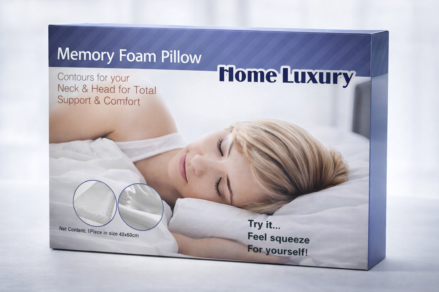 Memory Foam - Home Luxury Pillow