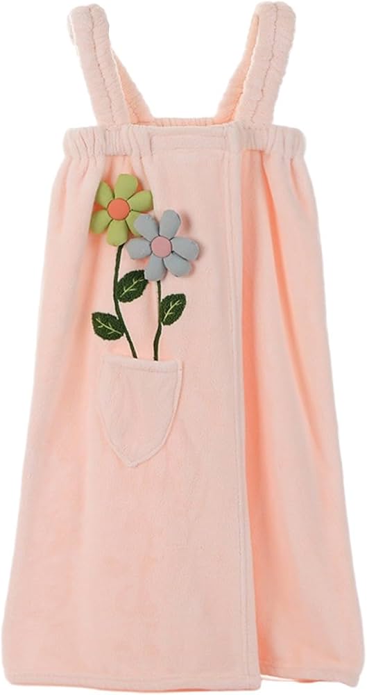 Microfiber Sortie De Bains "Flowers"