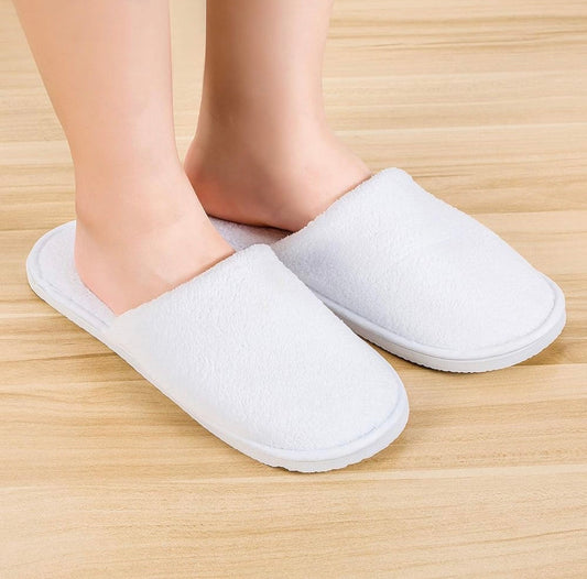 White Unisex Slippers