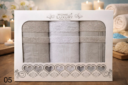 3 PCS Set Towel Box - Home Luxury
