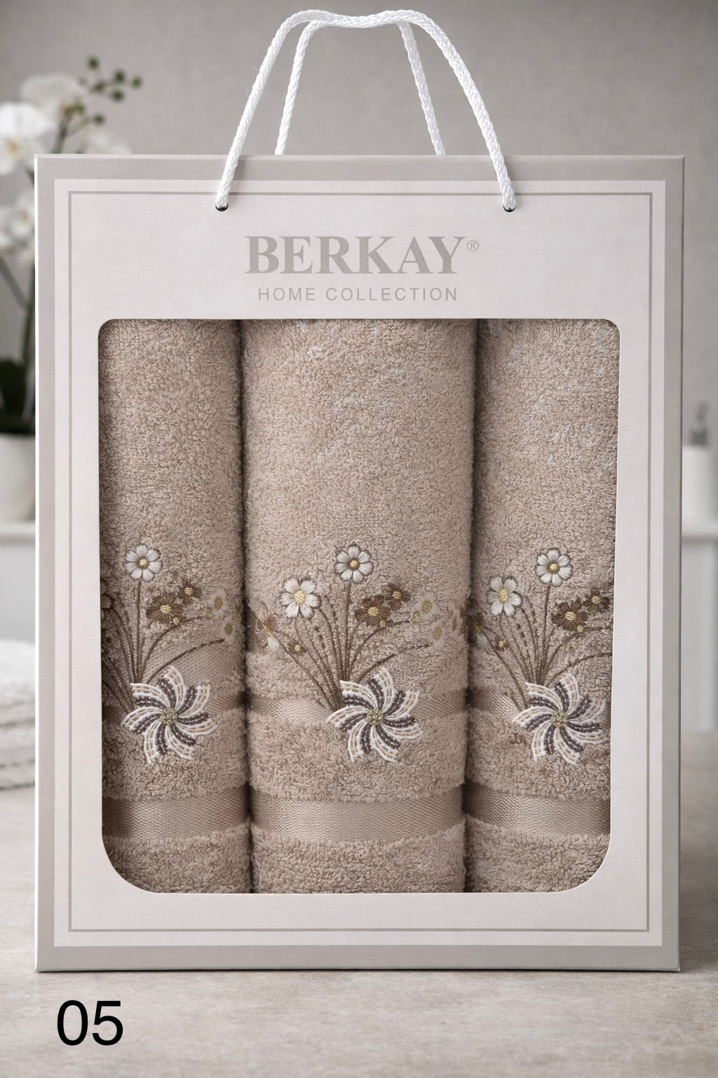 Berkay - Towel Box 3 Pcs