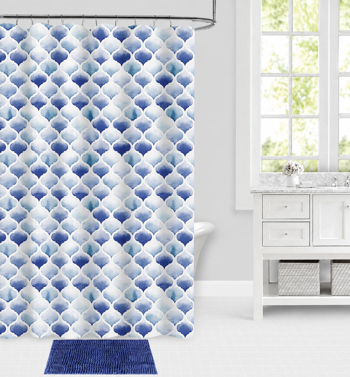 Peva Shower Curtain Set - House Well