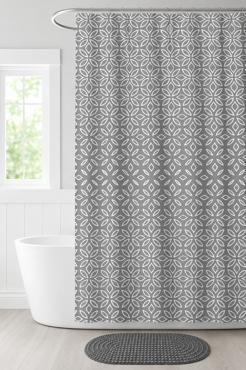 Microfiber Shower Curtain Set - Naonao