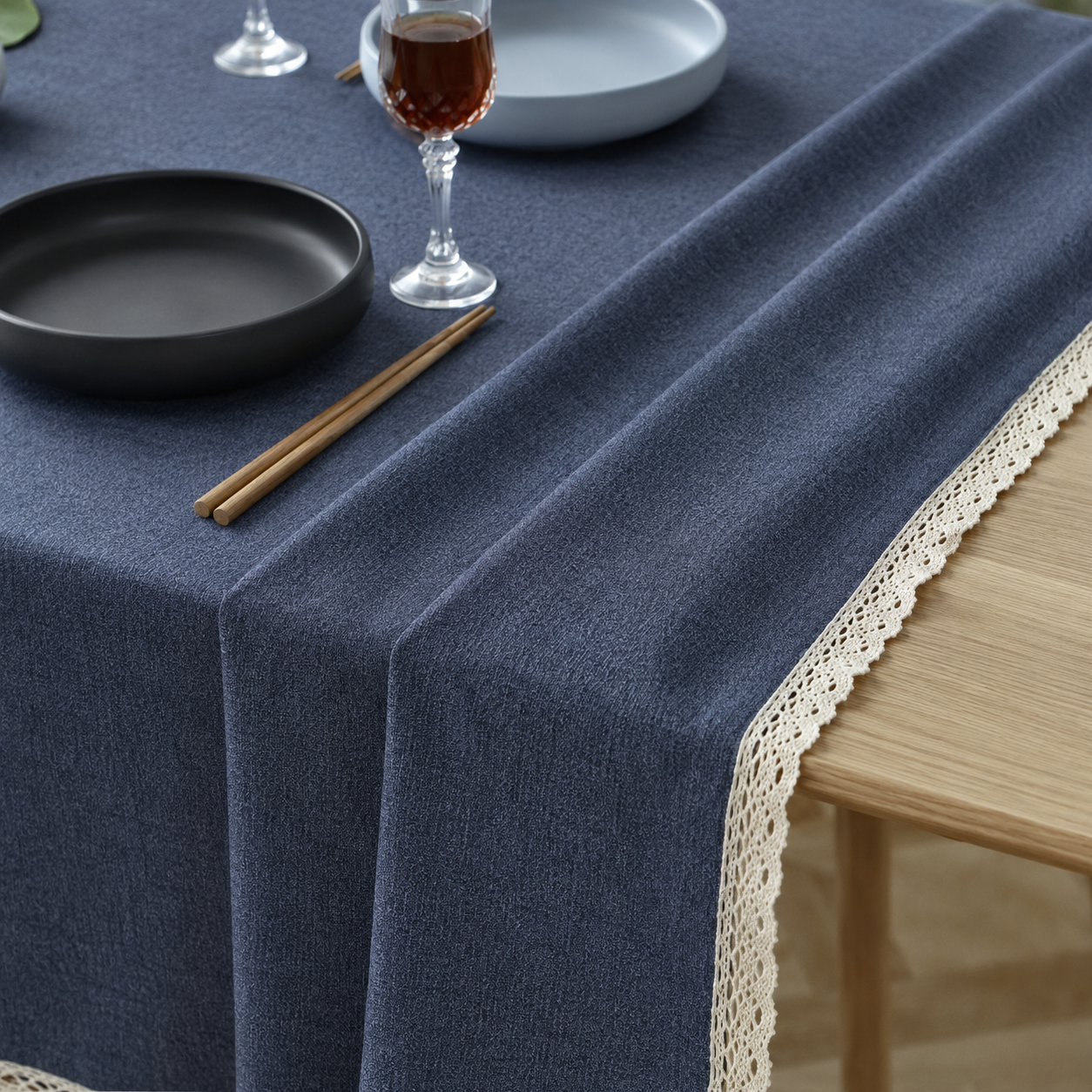 Tablecloth "Plain Lace Border" - Naonao