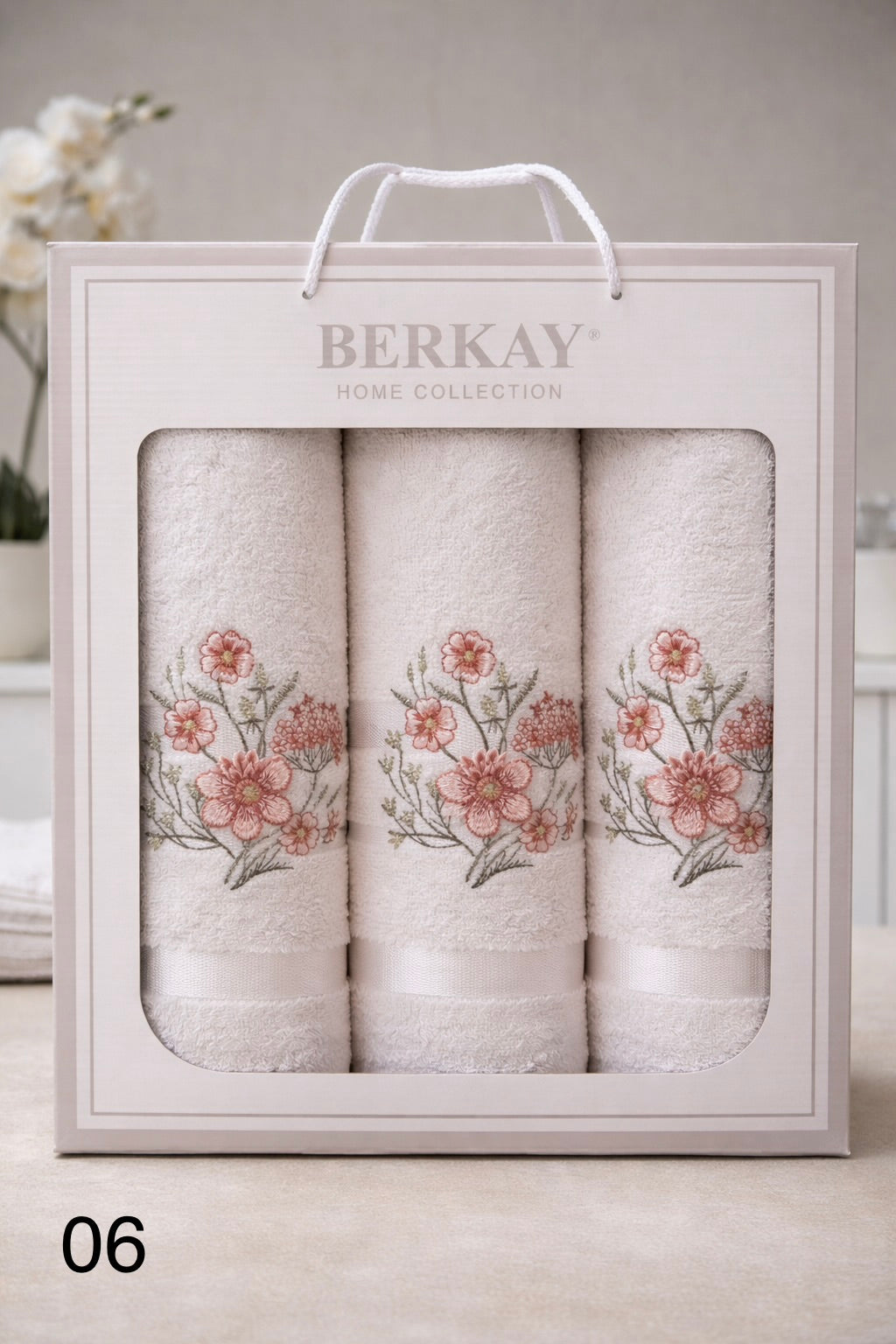 Berkay - Towel Box 3 Pcs