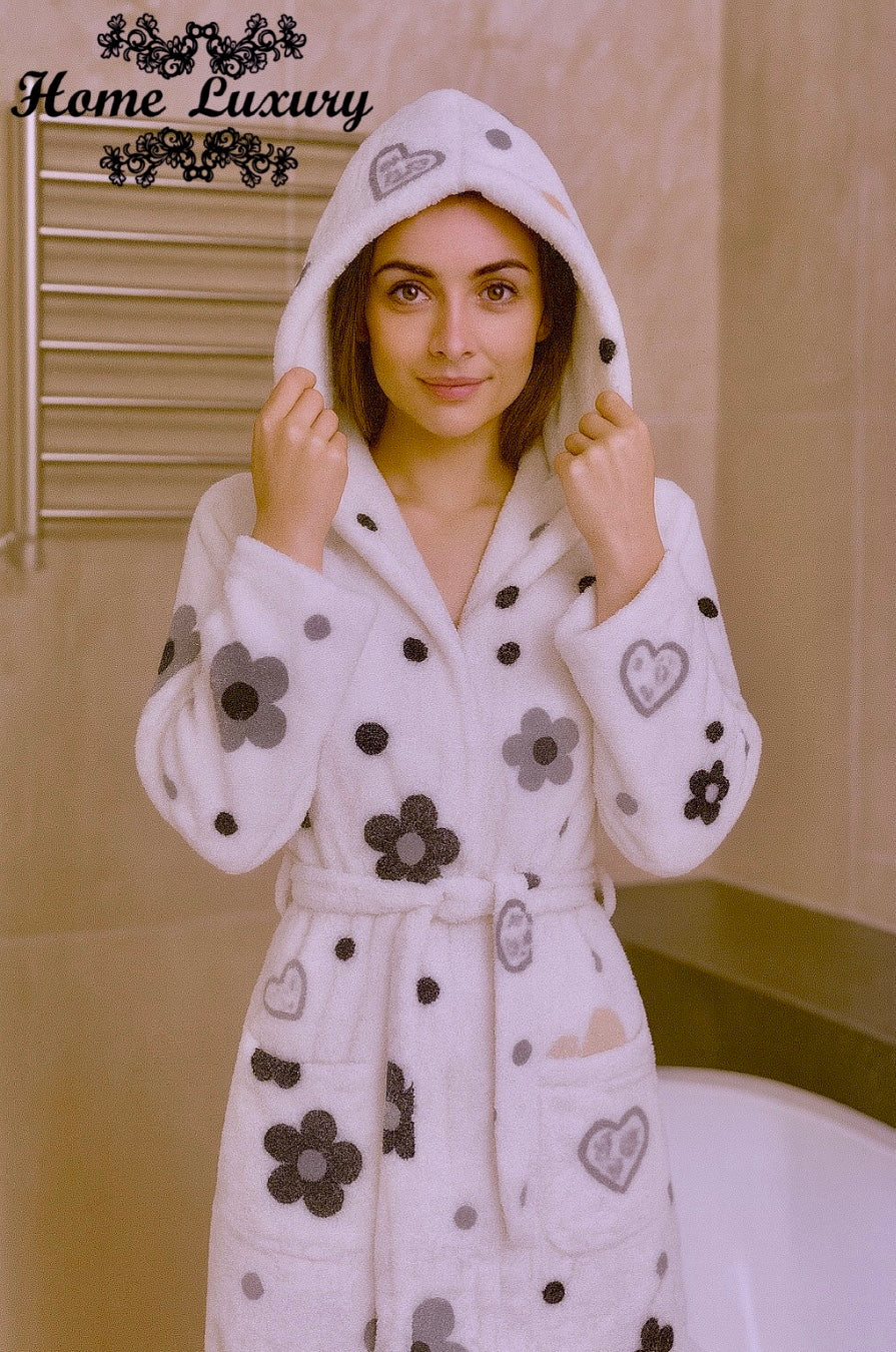 Printed Unisex Bathrobe - High Class