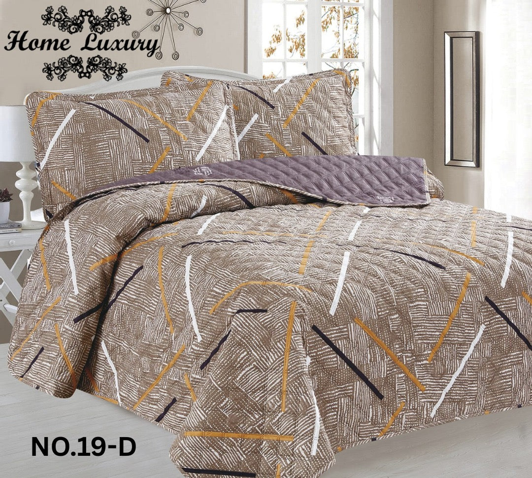 Double Printed Bedspread - Home Luxury