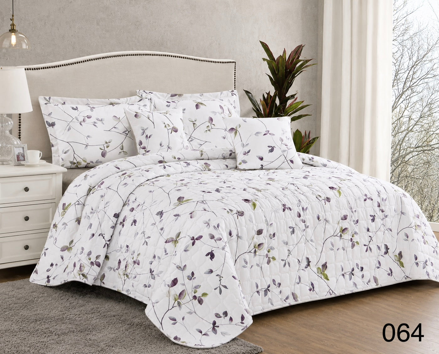 Printed Single Bedspread Set - Sweet Nights