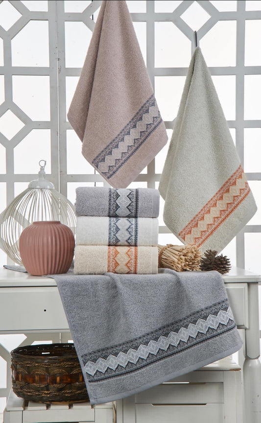 Aztec Style Jacquard Towel - Purry