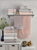 Lilac Blossom Embroidered Towel - Purry