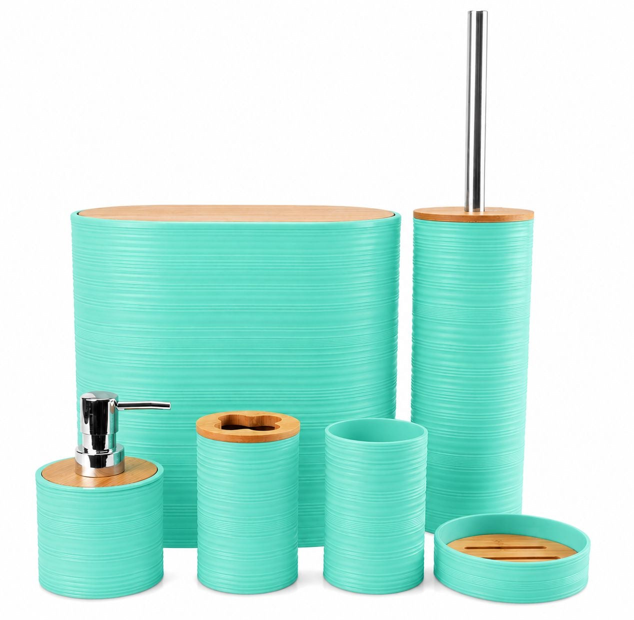 Oval Bathroom Accessory Set
