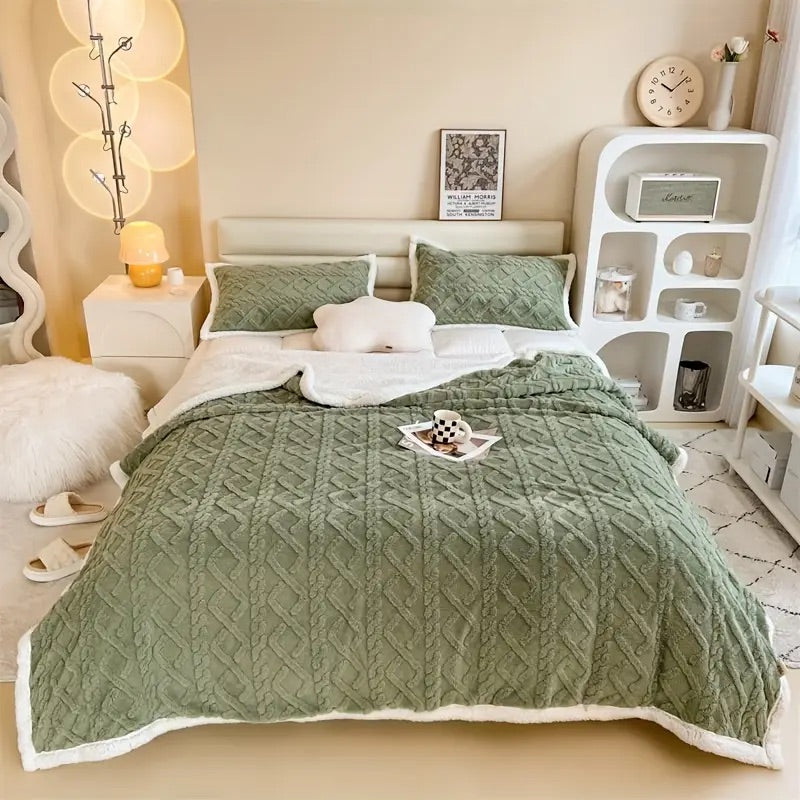 Double jacquard blanket - Home Luxury