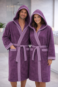Jacquard Unisex Bathrobe - Home Luxury