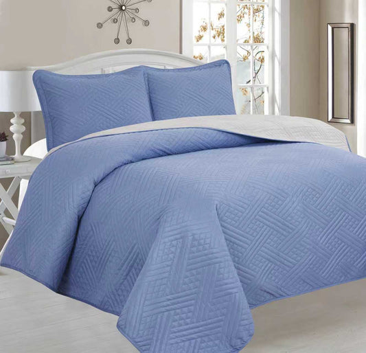 Plain Single Bedspread - Home Luxury