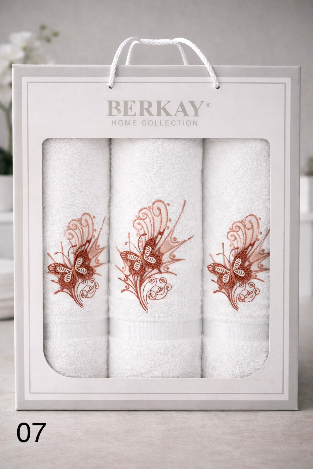 Berkay - Towel Box 3 Pcs