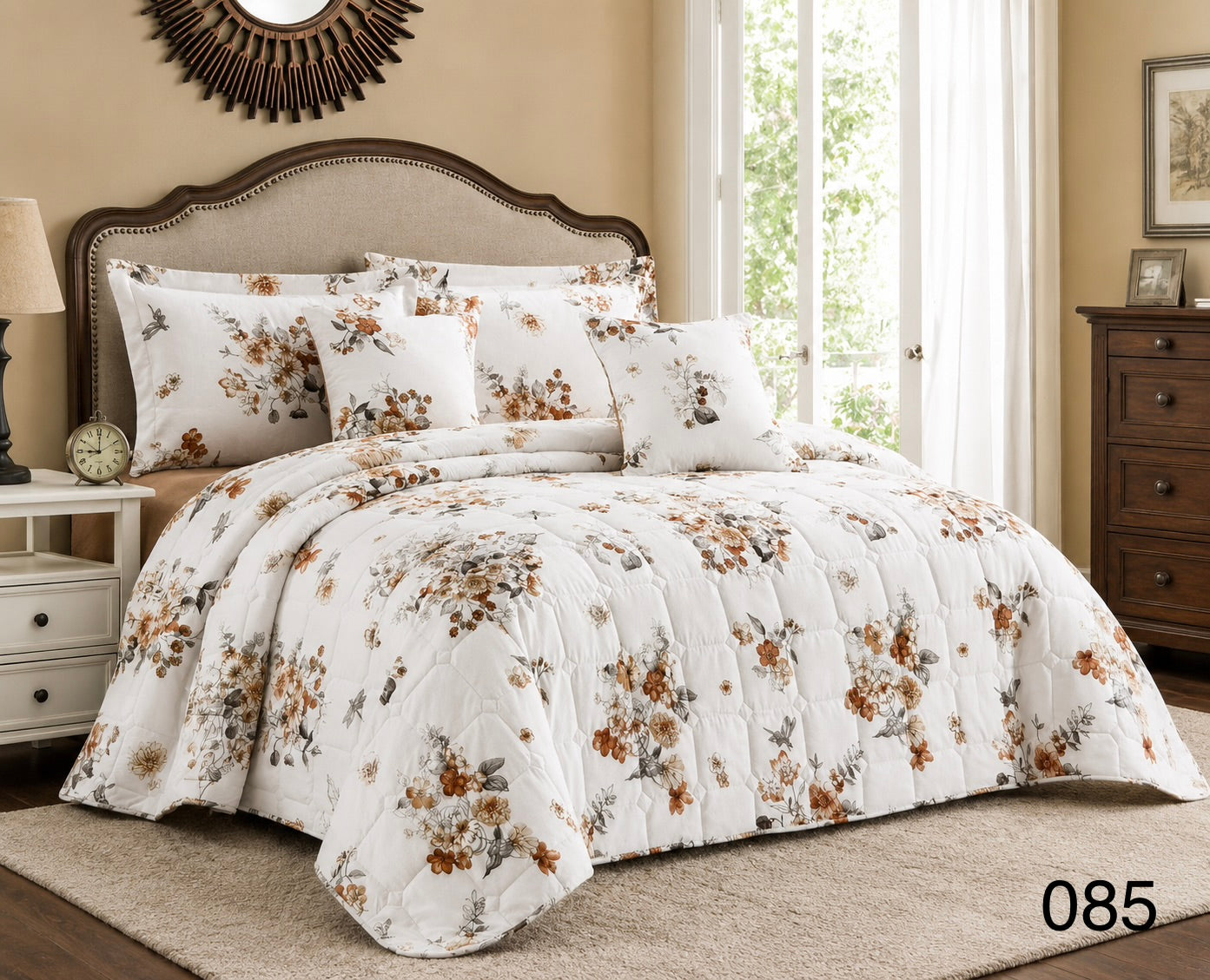Printed Single Bedspread Set - Sweet Nights