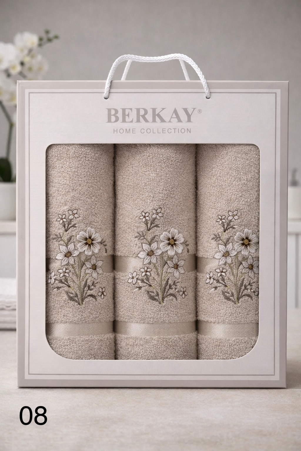 Berkay - Towel Box 3 Pcs