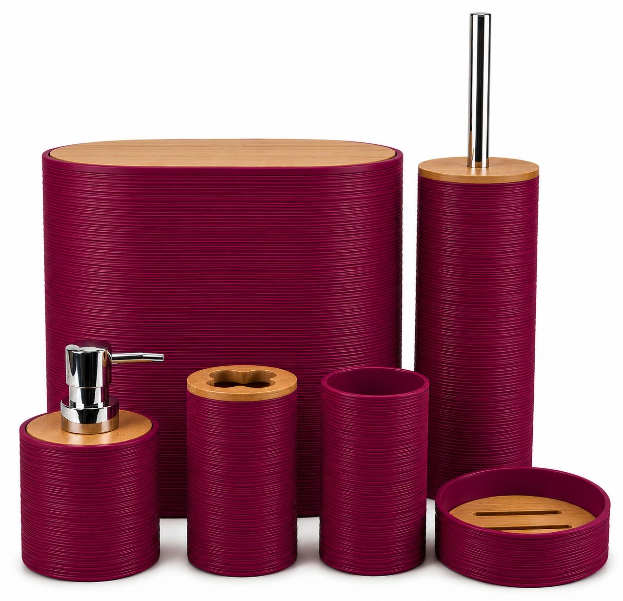 Oval Bathroom Accessory Set