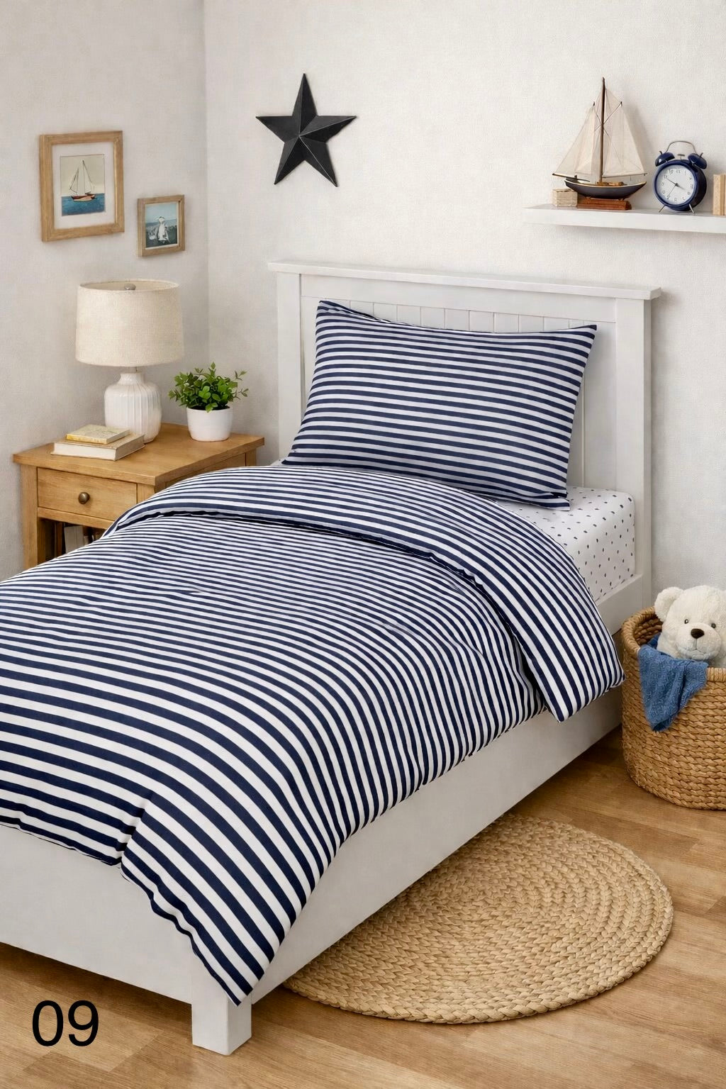 Cotton 100% Bed Set Single - Home Luxury