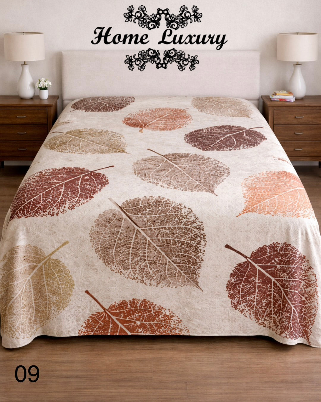 Printed Cotton Matelassé Double - Home Luxury