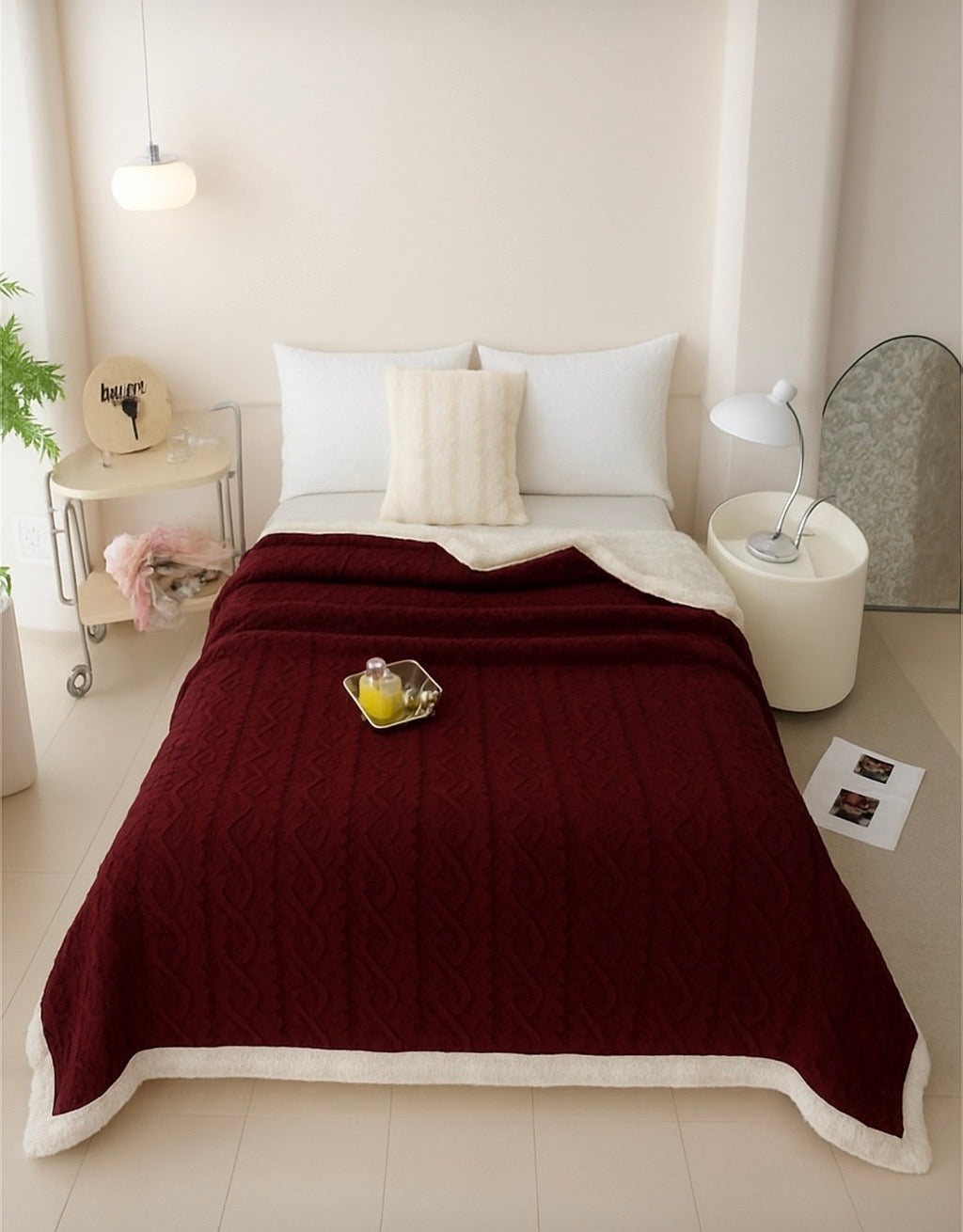 Single Jacquard Blanket - Home Luxury