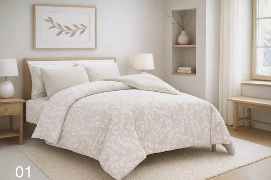 Printed Double Duvet Cover Set - Cannon