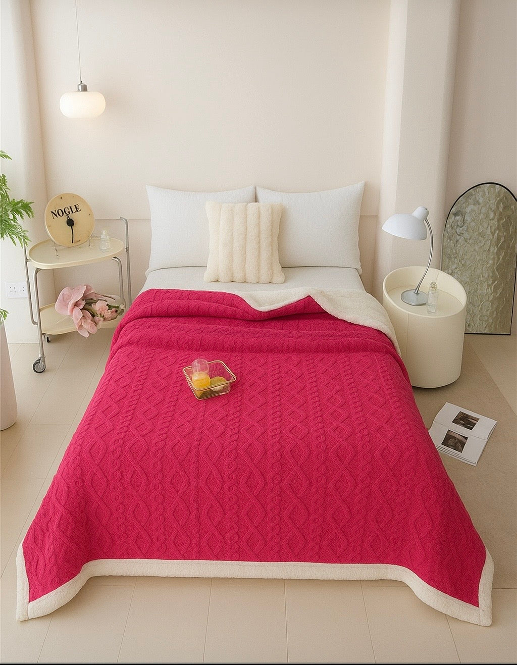 Double jacquard blanket - Home Luxury