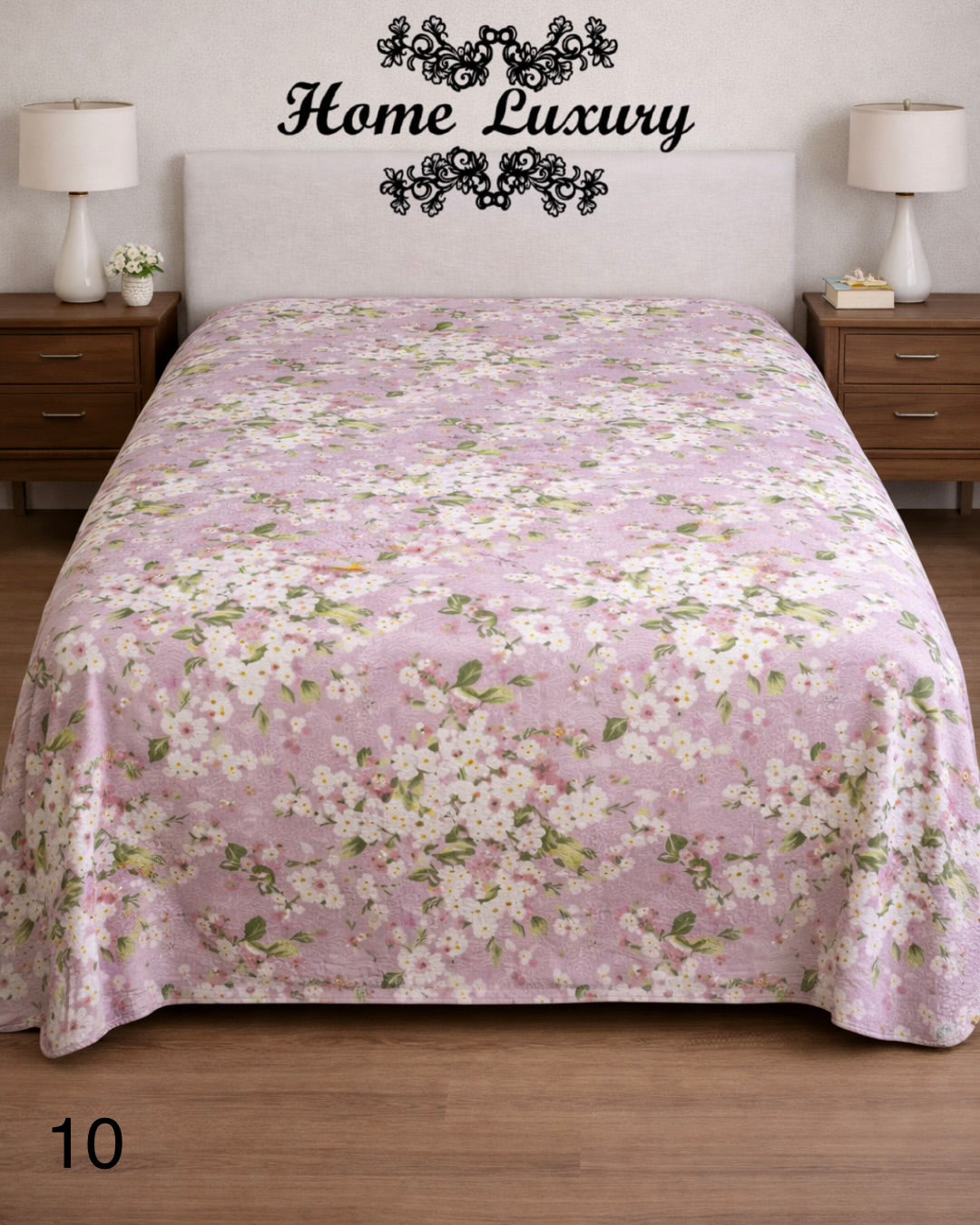 Printed Cotton Matelassé Single - Home Luxury